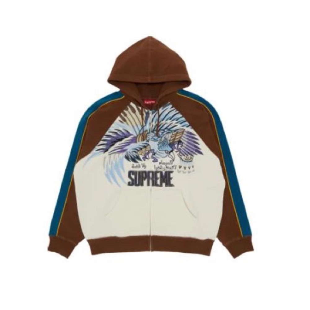 2023 Supreme Falcon Raglan Hoodie